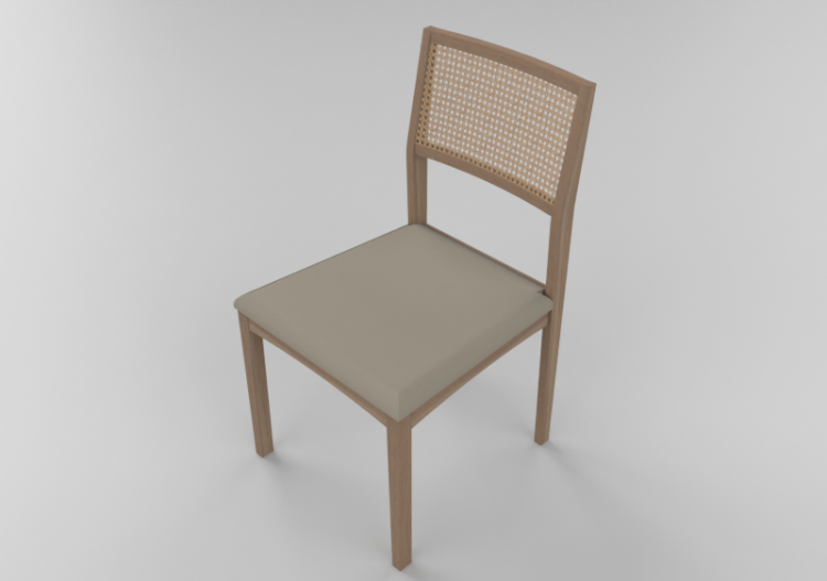 3D Chairs - Wooden chair - Artzzi - Noah - ACCA software