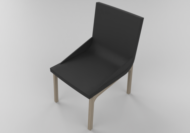 Sedie 3D - Sedia in legno - Artzzi - Puma - ACCA software