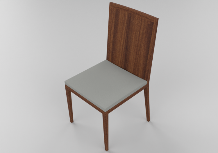 3D Chairs - Wooden Chair - Artzzi - Tarsila - ACCA software
