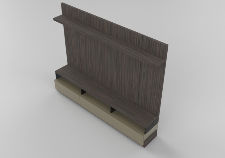 Paredes equipadas 3D - Pared equipada de madera - Artzzi -...