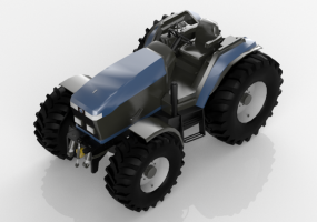 Machines de chantier 3D - Farmland Tractor 2