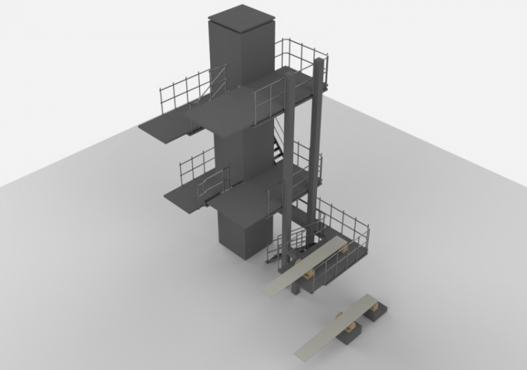 Fitness 3D - Plataforma de mergulho - ACCA software