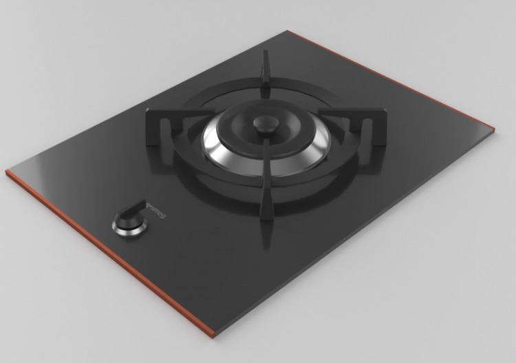 Eletrodomésticos 3D - Cooktop a gás - Smeg - PV631CNR -...