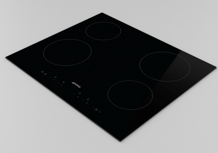 Electroménagers 3D - Plan de cuisson en vitrocéramique -...