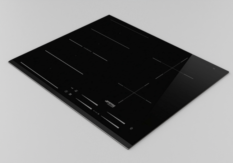 Electroménagers 3D - Plan de cuisson à induction - Smeg -...