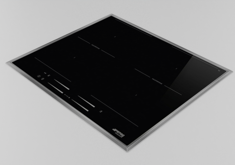 3D Haushaltgeräte - Induktionskochfeld - Smeg - SI2M7643FX...