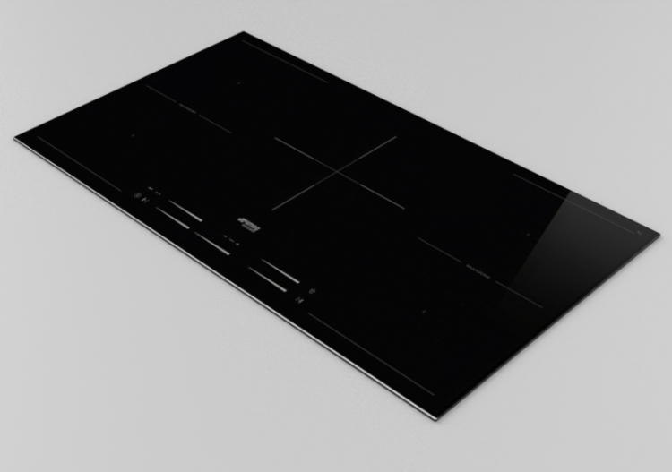 Electrodomésticos 3D - Base de cocina a inducción - Smeg -...