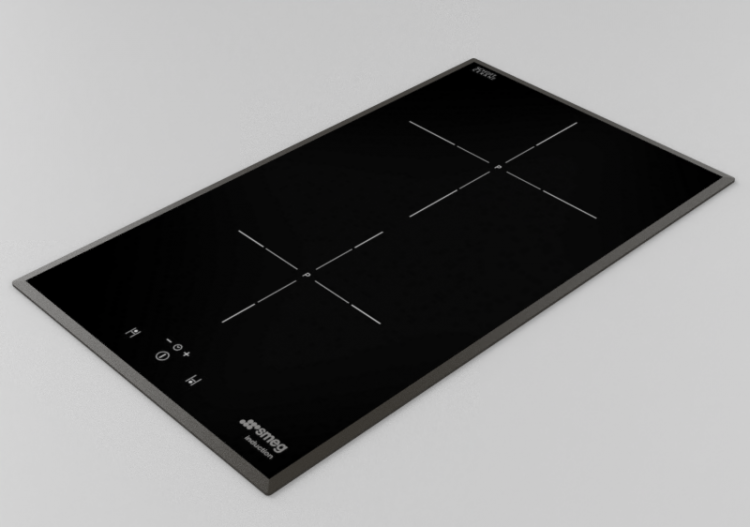 Electroménagers 3D - Plan de cuisson à induction - Smeg -...