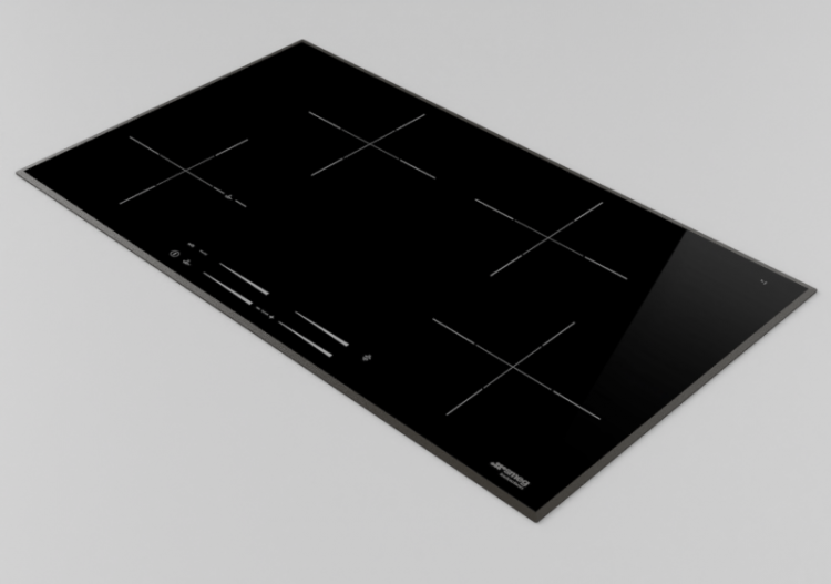 Electroménagers 3D - Plan de cuisson à induction - Smeg -...