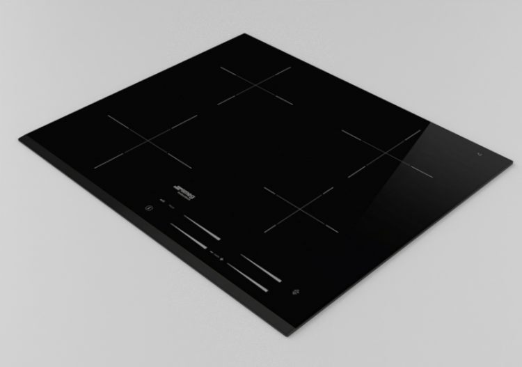 Eletrodomésticos 3D - Placa de indução - Smeg - SI7643B -...