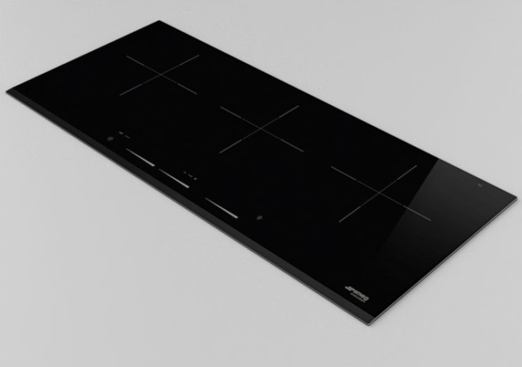 Electrodomésticos 3D - Base de cocina a inducción - Smeg -...