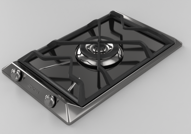 Eletrodomésticos 3D - Cooktop - Smeg - SRV531GH5 - ACCA...