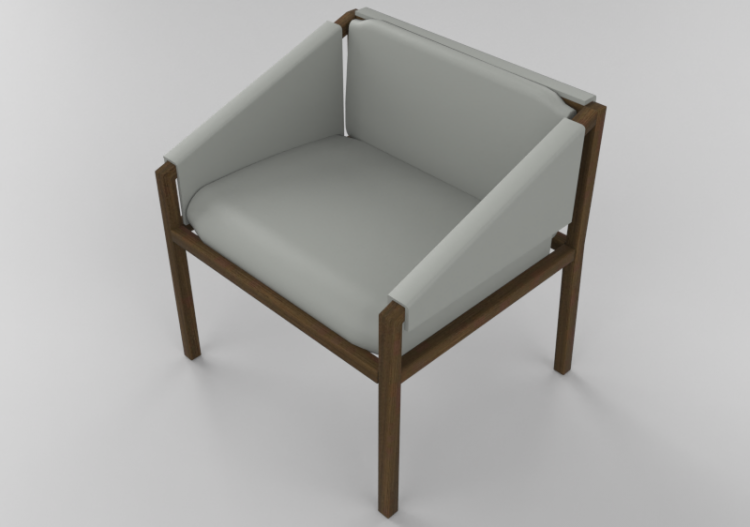 3D Sofa - Leather armchair - Artzzi - Lilly - ACCA software