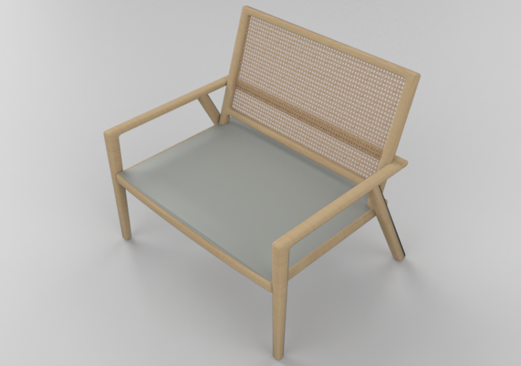 3D Sofa - Leather armchair - Artzzi - Twist - ACCA software