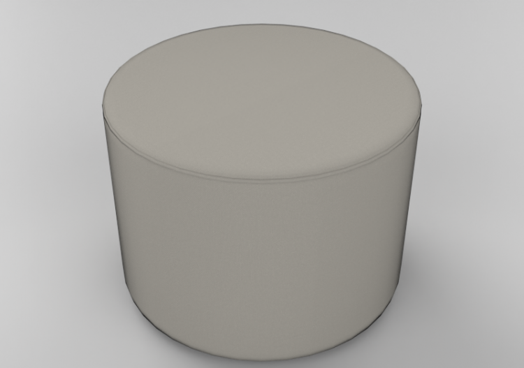 3D Sessel und Sofas - Pouf aus Stoff - Artzzi - Puff - ACCA...