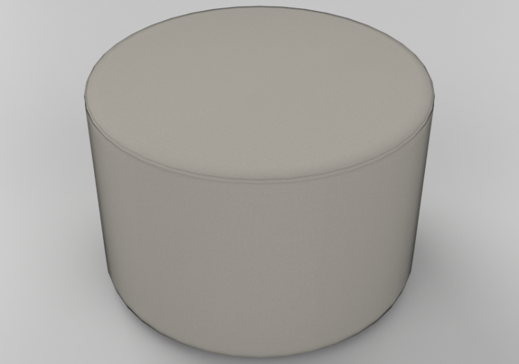 Divani 3D - Pouf in tessuto - Artzzi - Puff 2 - ACCA...