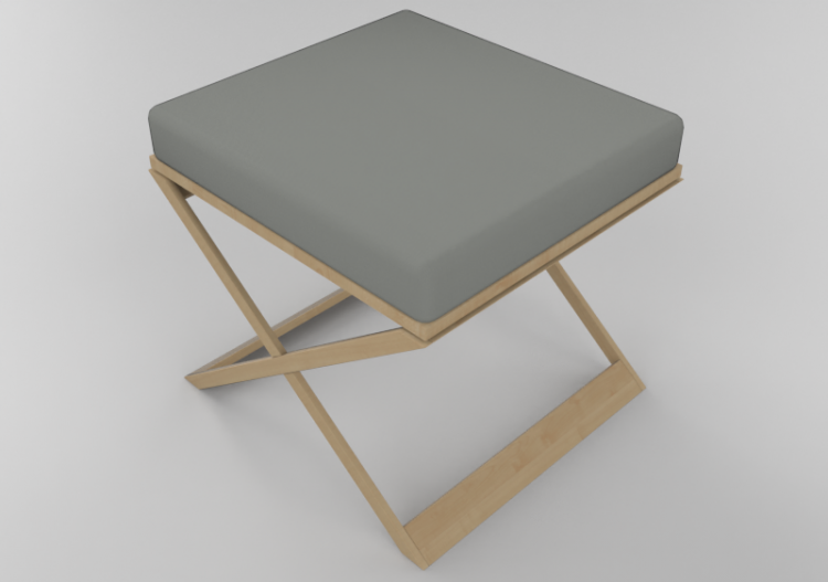 Divans 3D - Pouf en tissu - Artzzi - Cadu - ACCA software