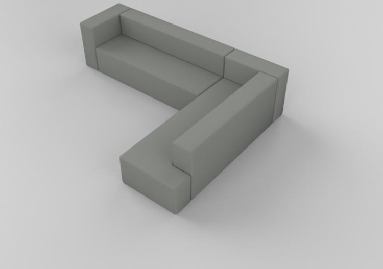 Divans 3D - Canapé en tissu - Artzzi - Lego - ACCA software