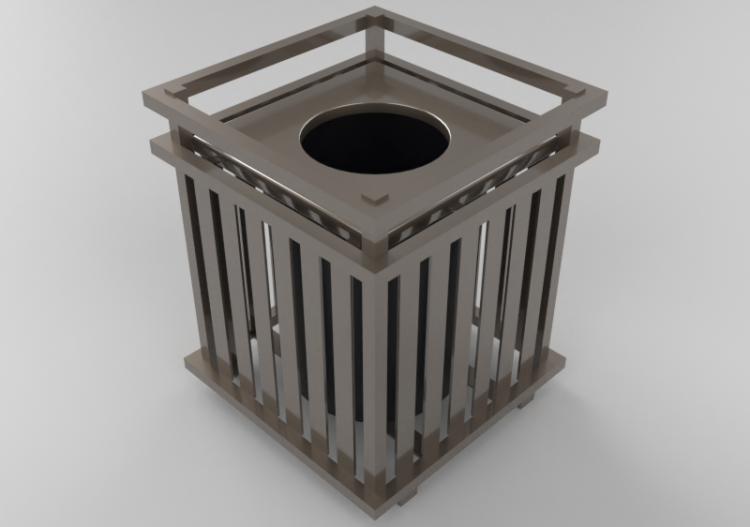 Accessori 3D - Cestino portarifiuti - Keystone Ridge...