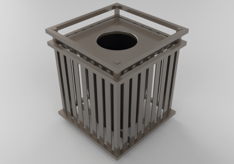 Accessori 3D - Cestino portarifiuti - Keystone Ridge...