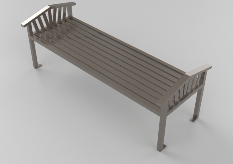 Bancs 3D - Banc en métal - Keystone Ridge Designs - AC16 -...
