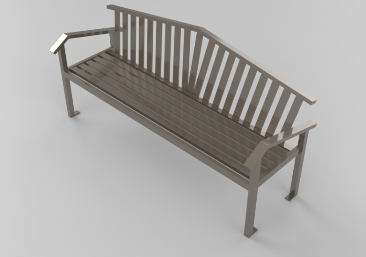 Bancs 3D - Banc en métal - Keystone Ridge Designs - AC26 -...