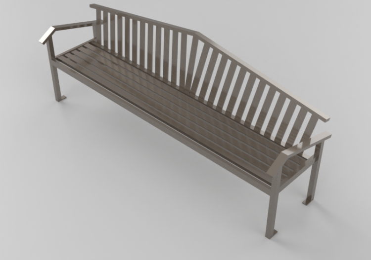 Bancs 3D - Banc en métal - Keystone Ridge Designs - AC28 -...