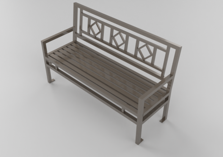 Bancs 3D - Banc en métal - Keystone Ridge Designs - AR25 -...