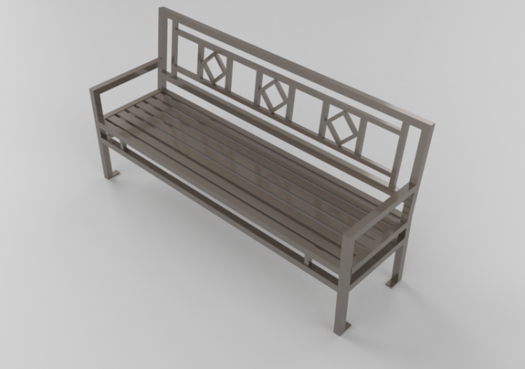Bancs 3D - Banc en métal - Keystone Ridge Designs - AR26 -...
