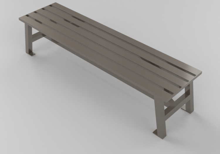 3D Benches - Metal bench - Keystone Ridge Designs - BW16 -...