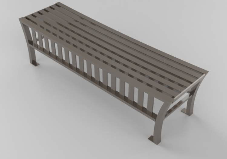 3D Benches - Metal bench - Keystone Ridge Designs - EX16 -...