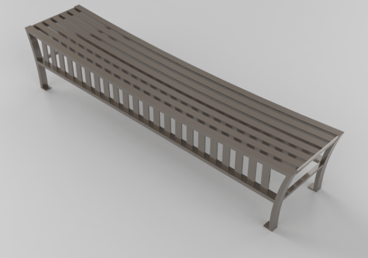 3D Benches - Metal bench - Keystone Ridge Designs - EX18 -...