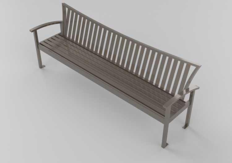 3D Benches - Metal bench - Keystone Ridge Designs - EX28 -...