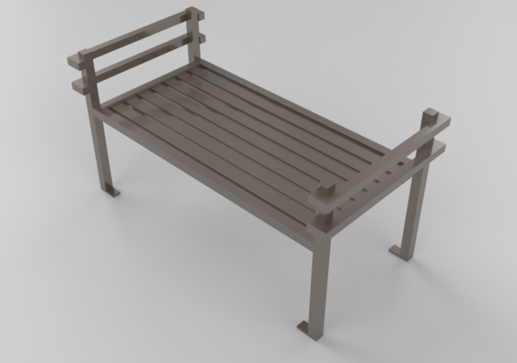 Bancs 3D - Banc en métal - Keystone Ridge Designs - MC14 -...