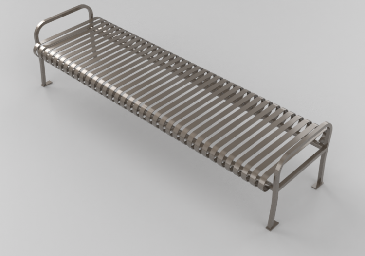 Panchine e Fioriere 3D - Panca in metallo - Keystone Ridge...