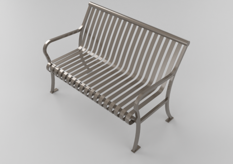 3D Benches - Metal bench - Keystone Ridge Designs - P24 -...
