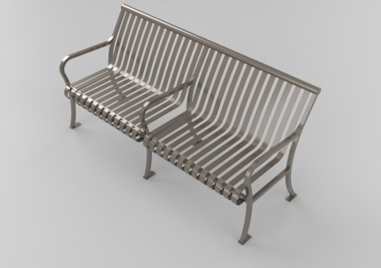 Bancs 3D - Banc en métal - Keystone Ridge Designs - P26C -...