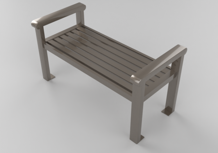 3D Benches - Metal bench - Keystone Ridge Designs - RE14 -...