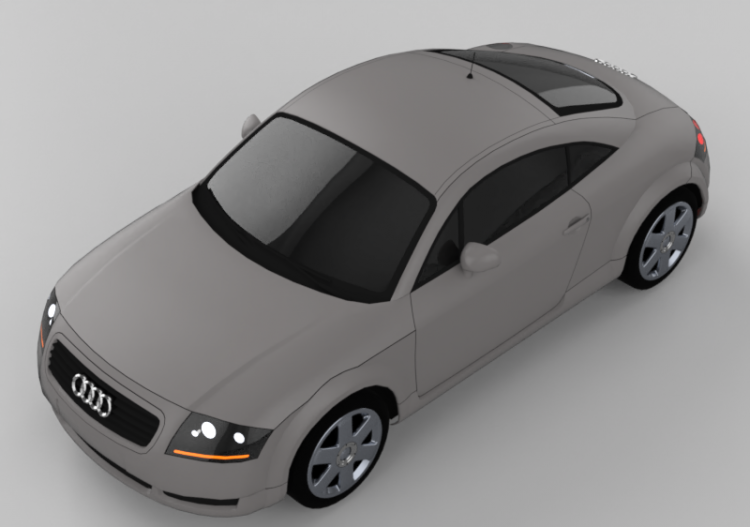 Automobili 3D - Audi TT - ACCA software