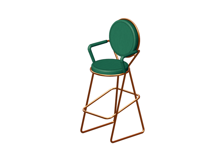 3D Chairs - High Stool - Moroso - Double Zero - DZ0 - 0NW -... 3D Chairs - High Stool - Moroso - Double Zero - DZ0 - 0NW -...