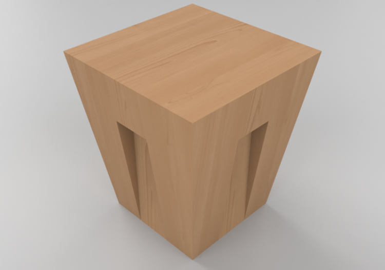 Sedie 3D - Panca in legno - Artzzi - Dara - ACCA software