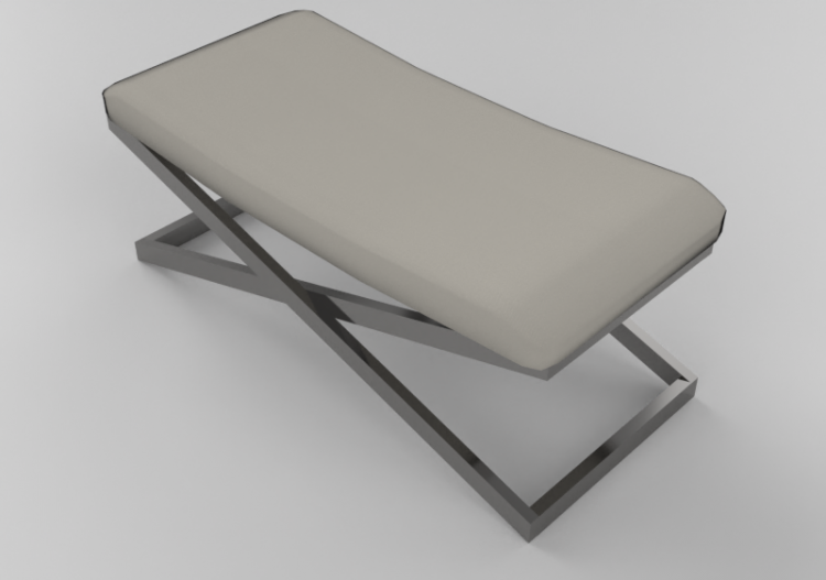 3D Chairs - Fabric Bench - Artzzi - Ramalho - ACCA software