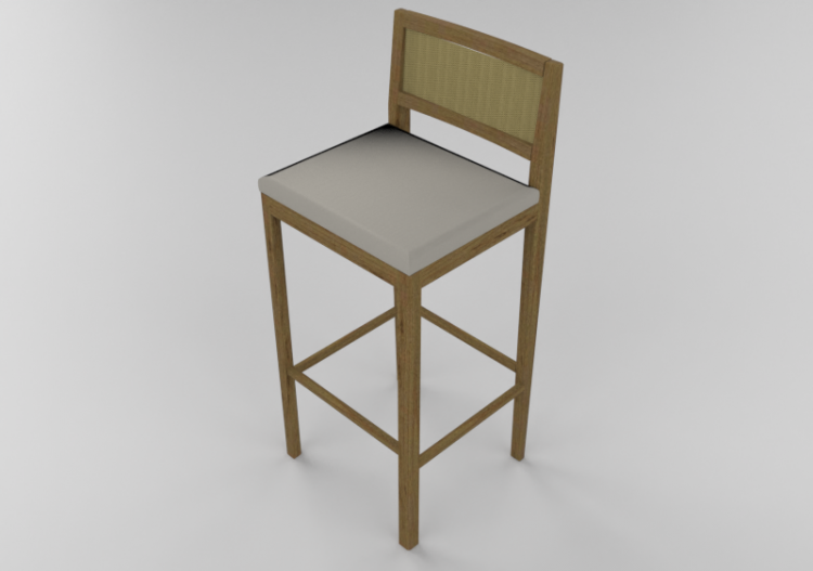 3D Stühle - Hocker aus Holz - Artzzi - Arpa - ACCA software