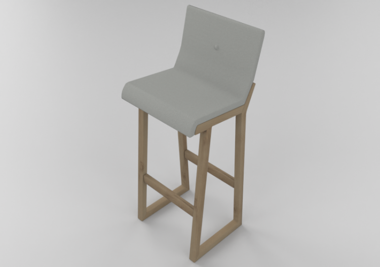 3D Stühle - Hocker aus Holz - Artzzi - Joy - ACCA software