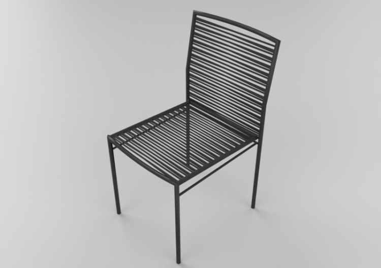 3D Chairs - Wooden Chair - Artzzi - Panama - ACCA software