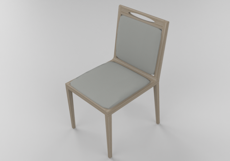 3D Chairs - Wooden Chair - Artzzi - Sarah - ACCA software