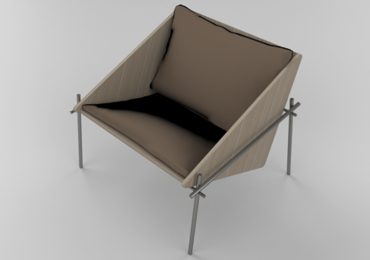 Chairs and Sofas 3D - Wooden Armchair - Artzzi - Vergara -...