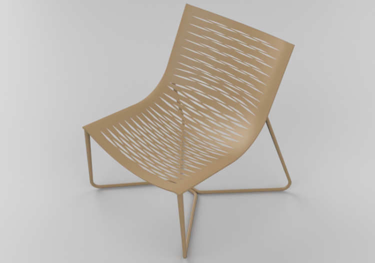 3D Sofa - Wooden Armchair - Artzzi - Yan - ACCA software