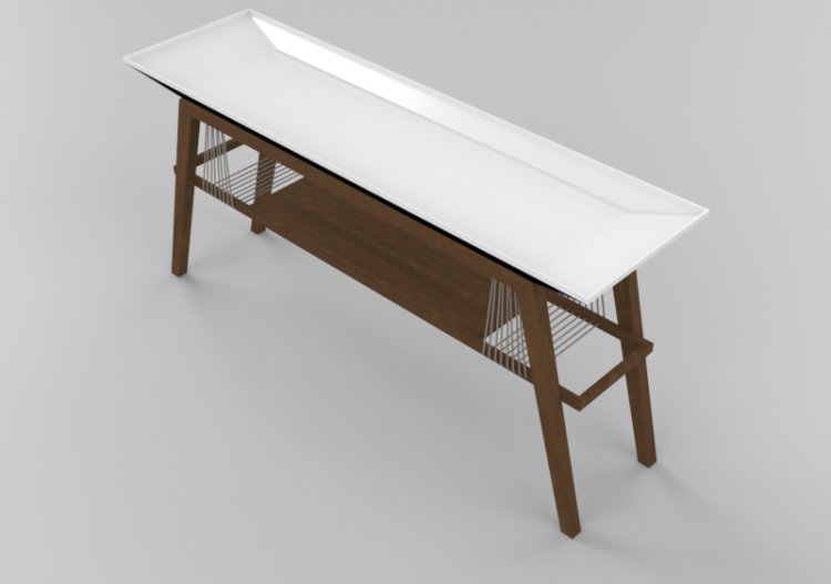 3D Furniture - Wooden Cabinet - Artzzi - Pencil - ACCA...