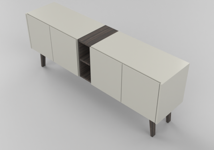 3D Möbel - Holzschrank - Artzzi - JK - ACCA software